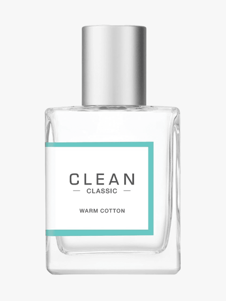 Clean Reserve Warm Cotton Eau de Parfum in branded component on a light gray background